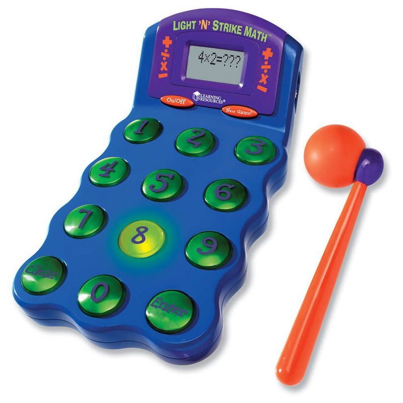 Learning Resources Light N Strike Electronic Math Game, Ages 6+, 2 of 6