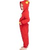 DC Comics Toddler Kids Superhero Character Hooded Union Suit Footless Pajamas - image 2 of 4