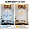 Kaisite Industrial Ceiling Fan with Light, Wood Grain Blades for Living Room - 4 of 4