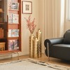 Dexmalle Golden Metal vases Set of 3 - 3 of 4