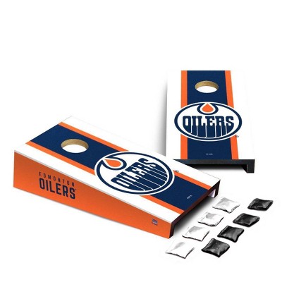 NHL Edmonton Oilers Desktop Cornhole Board Set