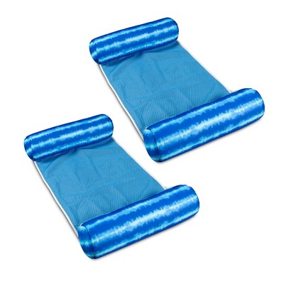 Big Joe Noodle Sling, No Inflation Needed Pool Seat with Armrests, Quick Draining Fabric