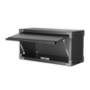 AOBABO 2 Door Durable Locking Metal Storage Cabinet Organizer with 2 Adjustable Shelves and 2 Keys for Garages and Offices - image 2 of 4