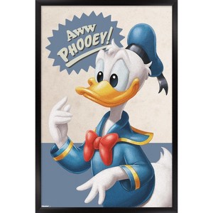 Trends International Disney Donald Duck: Good Old Days - Aww Phooey! Framed Wall Poster Prints - 1 of 4