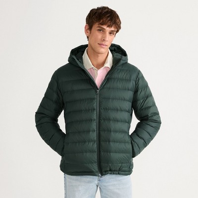Lands' End Men's Wanderweight Ultralight Packable Hooded Down Jacket