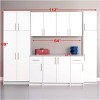 112" Elite with 9 Storage Cabinet Set White - Prepac: Laminated Composite Wood, Adjustable Shelves - 3 of 4