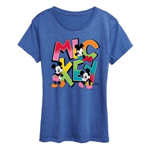 Women's - Disney - Mickey Type Short Sleeve Graphic T-Shirt - 1 of 4