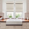 Radiance Brooklyn 31-in Cordless White Distressed Bamboo Roman Shade - 2 of 4