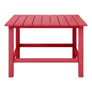 WestinTrends Malibu Kids Outdoor Patio Furniture HDPE 30" Wide Square Dining Table - 1 of 4