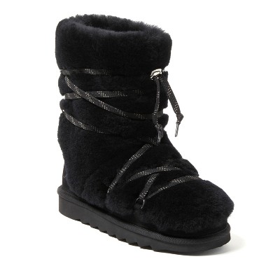 Fireside by Dearfoams Women's Kalamunda Genuine Shearling Bootie