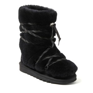 Fireside by Dearfoams Women's Kalamunda Genuine Shearling Bootie - 1 of 4
