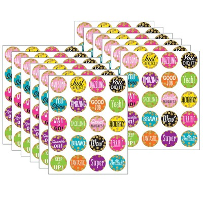 Teacher Created Resources® Confetti Stickers, 120 Per Pack, 12 Packs ...