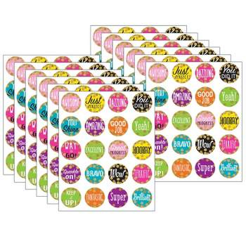 Teacher Created Resources® Confetti Stickers, 120 Per Pack, 12 Packs