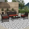 WestinTrends  4-Piece Outdoor Patio Conversation Set - 2 of 4
