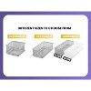 YBM Home White Mesh Drawer and Desk Organizer Tray, Pack of 12 - 4 of 4