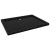 VidaXL Rectangular ABS Shower Base Tray Black 27.6 in.x35.4 in. - 2 of 4