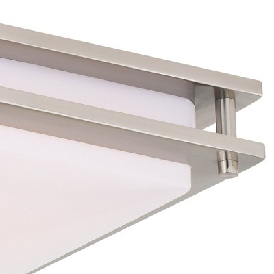 Horizon 12" Satin Nickel LED Flush Mount Ceiling Light