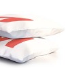 Deny Designs Standard April Lane Art Block Red Monogram M Microfiber Printed Pillow Sham - 3 of 3