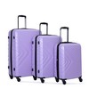 Summit Adventure 3-Piece Abs Luggage Set With Two Hooks - 3 of 4