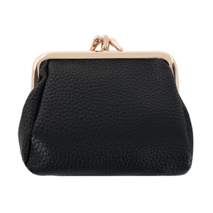Buxton Women's Vegan Leather Triple Frame Coin Purse Wallet - 1 of 4