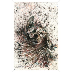 Trends International Emma Steel - Wet Dog Framed Wall Poster Prints - 1 of 4