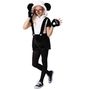 HalloweenCostumes.com Hip Panda Costume for Girls - 1 of 2