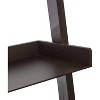 Kiera Grace 18"x67" 5-Tier Hadfield Leaning Shelf Espresso: Traditional Style, MDF Composite, Metal Hardware, No Assembly Required - 4 of 4