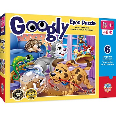 MasterPieces Inc Pets 48 Piece Googly Eyes Jigsaw Puzzle