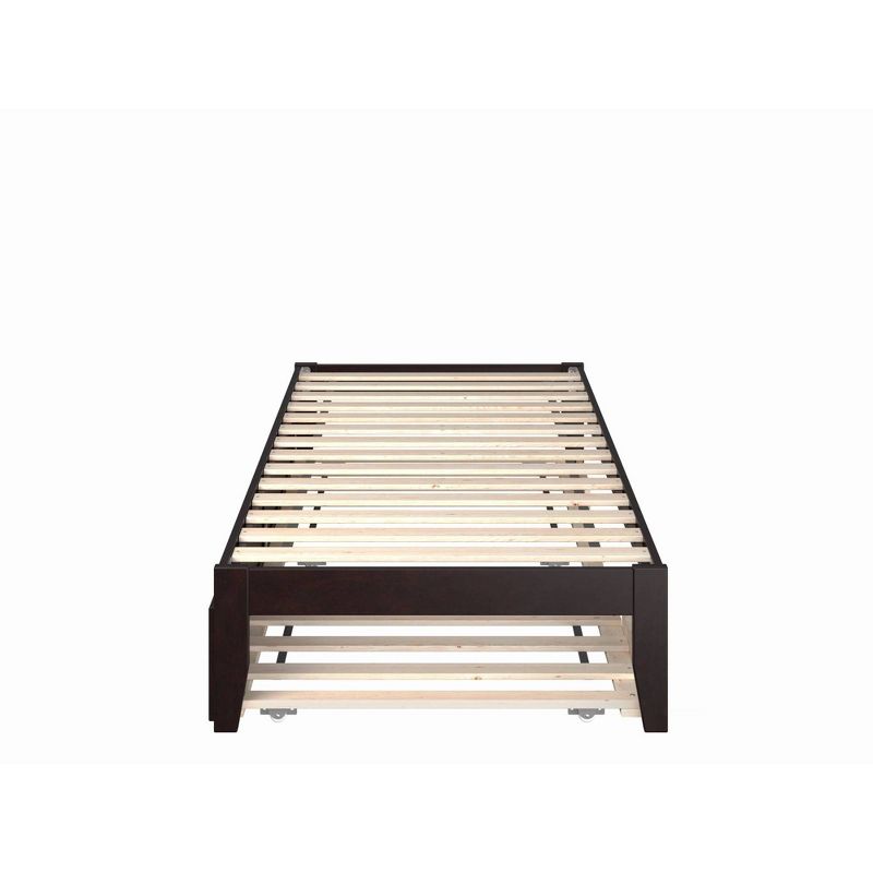Twin XL Colorado Bed with Twin XL Trundle  Espresso - AFI, 5 of 10