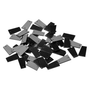 Unique Bargains Flat Back Sew on Acrylic Irregular Mirrors for Evening Dresses Cloth 50 Pcs - 1 of 4