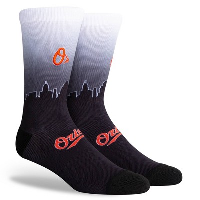  MLB Baltimore Orioles Sky Crew Socks - L 