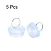 Unique Bargains Rubber Durable Hanging Ring Bathtub Kitchen Drain Stopper 5 Pcs - 3 of 4