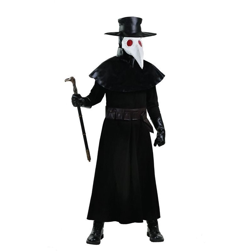HalloweenCostumes.com Adult Plus Size Plague Doctor Costume, 1 of 6