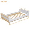 NicBex Twin Size Daybed with Storage Wooden Day Bed Frame with Book Storage Rack for Apartment and Bedrooms - 2 of 4