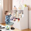 Whizmax 3-Tier Toy Storage Cabinet , Multi Shelf with Cubby Organizer Cabinet for Toys, for Bedroom, Hallway and Kindergarten School - 2 of 4