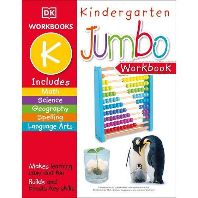 Jumbo Kindergarten Workbook - by  DK Publishing (Paperback)