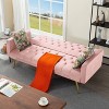 Sapphtopaz 68.31" Futon Couch Sofa - Convertible Sofa Bed with Versatile Design, Comfortable Furniture for Living Room, Bedroom & Small Spaces - 3 of 4