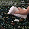 LOVEVOOK Vintage Dark Green Living Room Rug, Washable Floral Area Rugs for Bedroom Dining Room Kitchen, Stain Resistant Non-Slip Large Carpet - 4 of 4