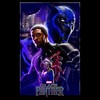 Men's Marvel: Black Panther Panther Neon Light T-Shirt - 2 of 4