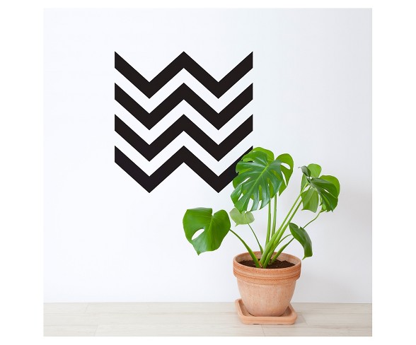 Chevron Wall Decal - Black