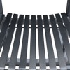 Aghana Digitals Black Solid Populus Wood Porch Rocker Chair - Balcony-Use, Wide Seat, Slatted Back, - 2 of 4