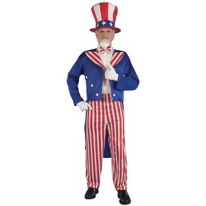 Forum Mens Uncle Sam Suit Costume - One Size Fits Most - Blue - 1 of 1