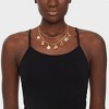 Heart and Mixed Charm Multi-Strand Necklace - Universal Thread™ Gold - 2 of 4