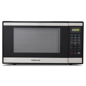 Farberware Countertop Microwave Oven, 1100W – Stainless Steel - 1 of 4