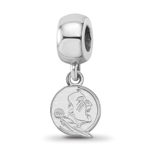 Black Bow Jewelry Sterling Silver Florida State Seminoles NCAA Bead Charm - 1 of 4