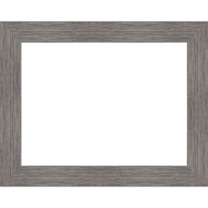 Amanti Art Pinstripe Plank Grey Framed Dry Erase Magnetic Board - 1 of 4