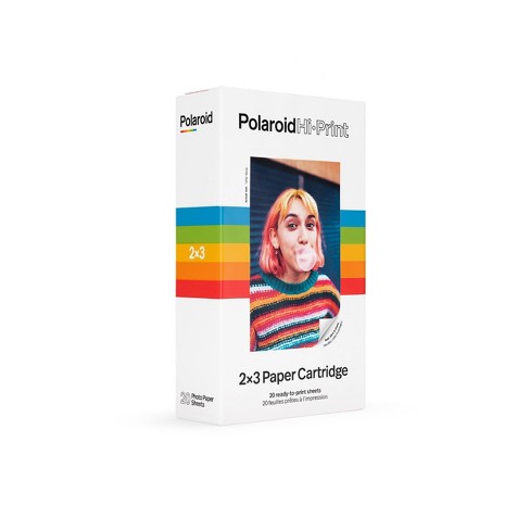 Dye-Sub Printer Not Zink Compatible Bluetooth Connected 2x3 Pocket Photo Printer Polaroid Hi-Print 