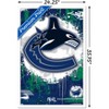 Trends International NHL Vancouver Canucks - Maximalist Logo 23 Framed Wall Poster Prints - 3 of 4
