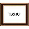 PosterPalooza | Photo Size Weathered Gold Picture Frame - UV Acrylic, Foam Board Backing, Hanging Hardware - 2 of 4