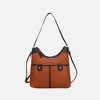 MKF Collection Harper Vegan Color Block Leather Women’s Shoulder Hobo Bag by Mia K - 2 of 4